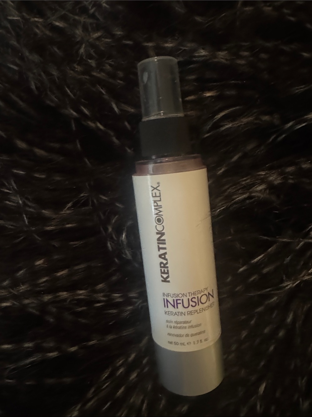NEW Keratin Complex Infusion Therapy Keratin Replenisher Spray - Gray Bottle